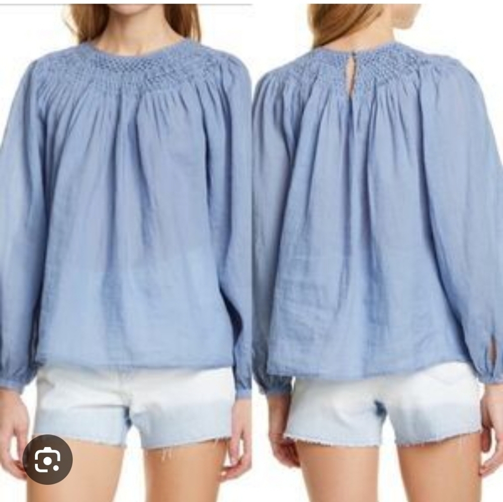 Zara denim top size M